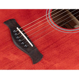 Richwood HSDS-42-TRD Heritage Series dreadnought akoestische western gitaar rood