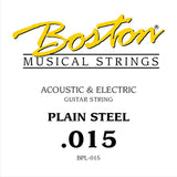 Boston BPL-015 015 snaar, plain steel