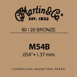 Martin & Co M-54-B 054 snaar, 80/20 bronze,