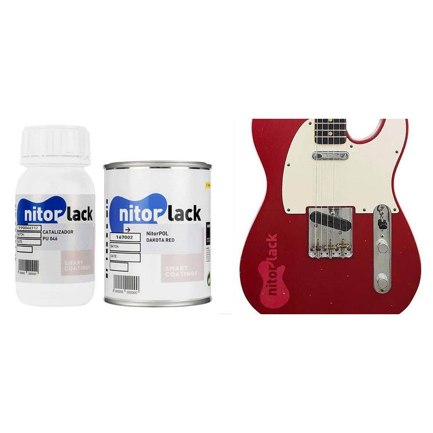 NitorLACK N167002108 NitorPOL Polyurethaanlak Dakota Red – 500 ml + 250 ml Verharder