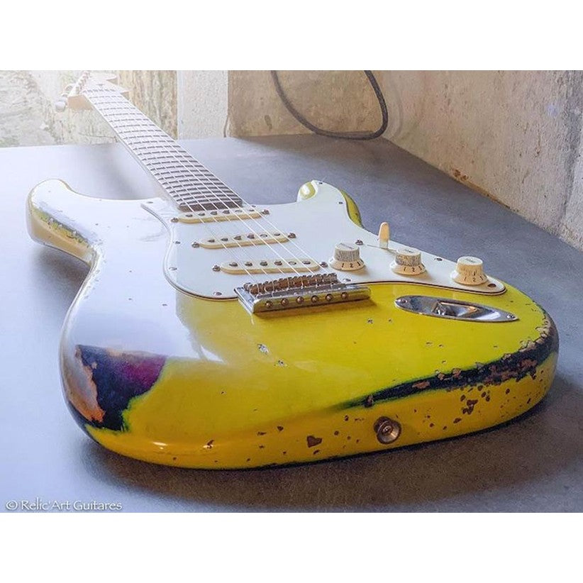 NitorLACK N167007108 NitorPOL Polyurethaanlak Graffiti Yellow – 500 ml + 250 ml Verharder