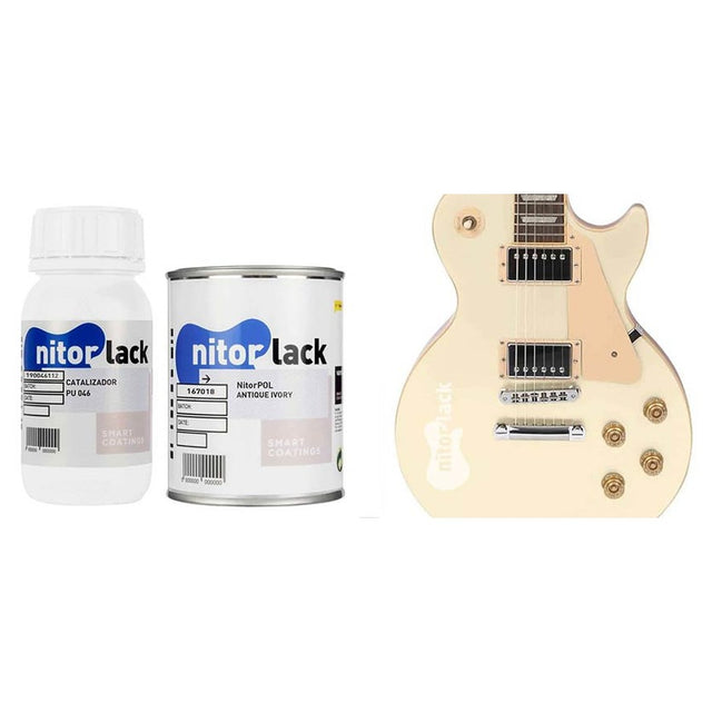 NitorLACK N167018108 NitorPOL Polyurethaanlak Antique Ivory – 500 ml + 250 ml Verharder