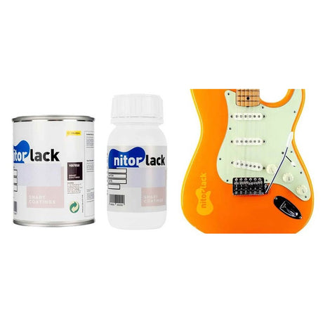 NitorLACK N167064108 NitorPOL Polyurethaanlak Orange Capri – 500 ml + 250 ml Verharder