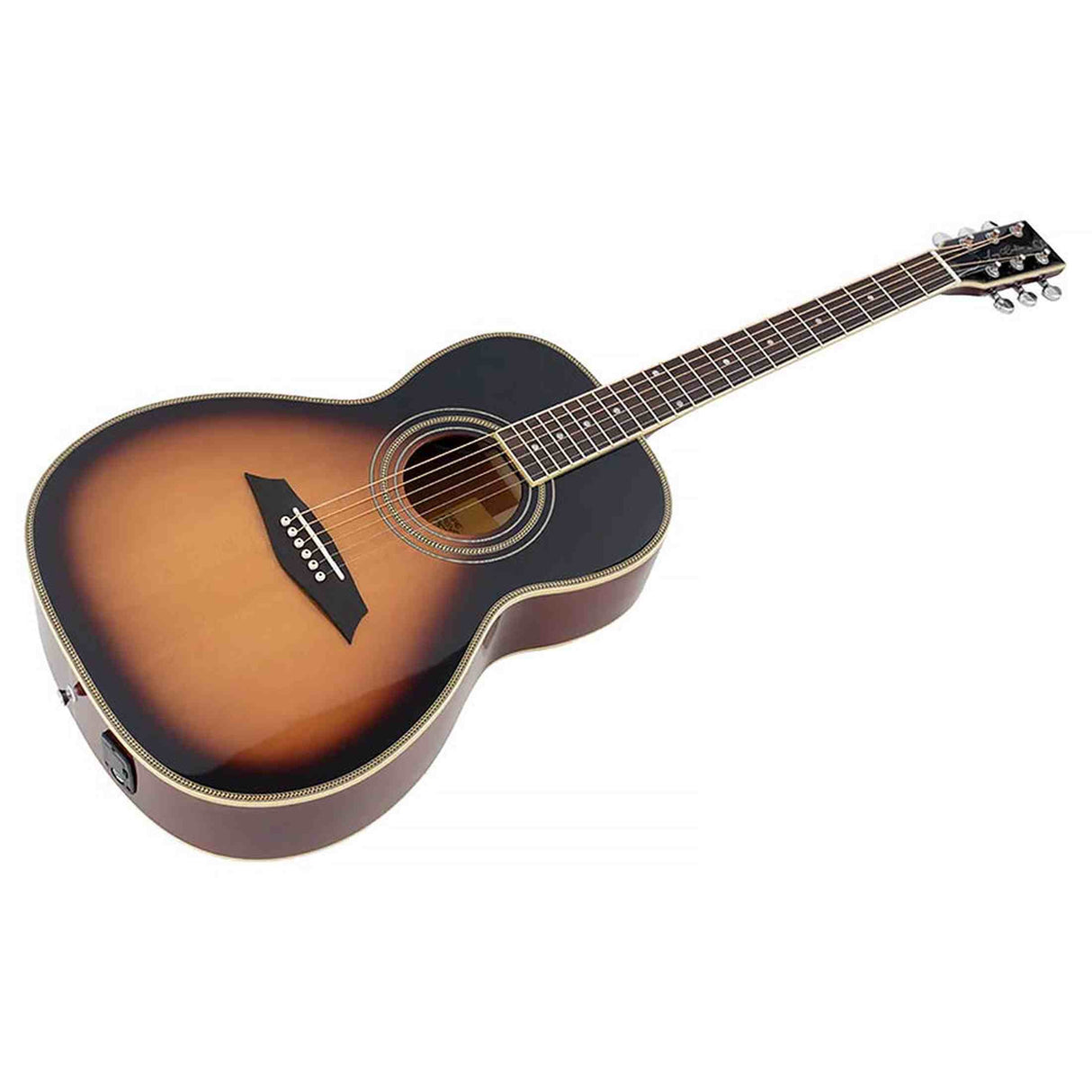 Sire A4PSVS Larry Carlton akoestische parlor gitaar – solid top, SIB elektronica, Vintage Sunburst