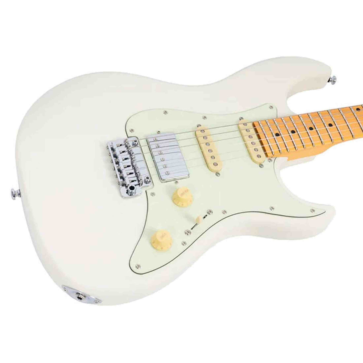 Sire S5 HSS/OW Larry Carlton elektrische gitaar – S-Style, alder body, Olympic White, HSS-configuratie