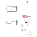 Sire Y10/BKS Larry Carlton elektrische gitaar – alder body, Fishman Fluence pickups, Black Satin