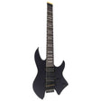 Sire X6H7/BKS elektrische gitaar – 7-snarig headless model, mahonie met maple top, Black Satin, HH-configuratie, stainless frets, met gigbag