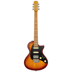 Sire I5S/TS elektrische gitaar – I-Series, sandblasted swamp ash, Tobacco Sunburst, HSS-configuratie, locking tuners