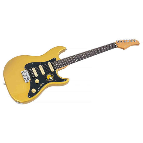 Sire S3N HSS/MGO New Gen Larry Carlton elektrische gitaar – S-Style, Metallic Gold, HSS-configuratie, stainless steel frets