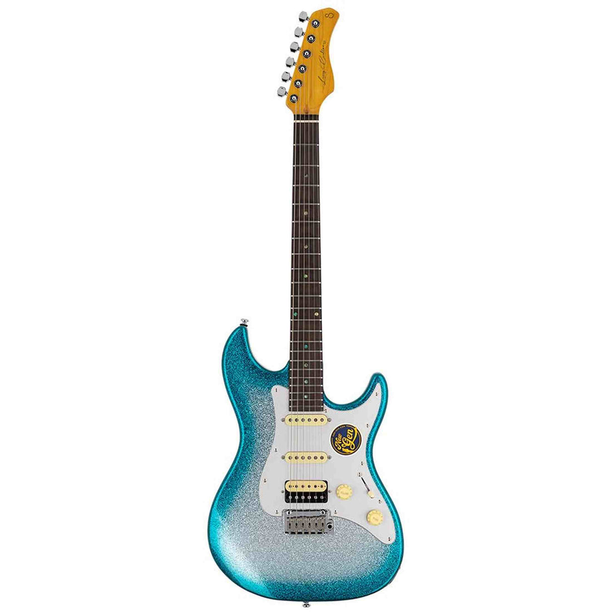 Sire S7N HSS/SBS New Gen Larry Carlton elektrische gitaar – S-Style, alder body, Skyburst Sparkle, HSS-configuratie, stainless steel frets