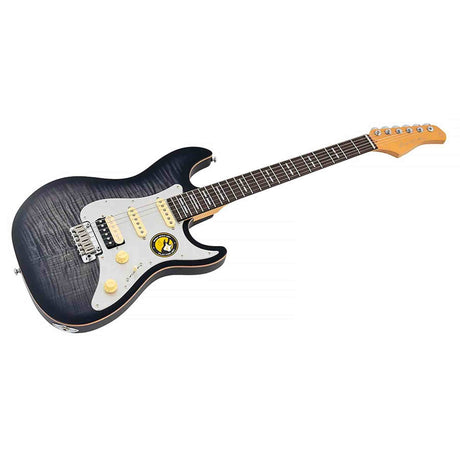 Sire S7N FM/TBK New Gen Larry Carlton elektrische gitaar – S-Style, flamed alder body, Transparent Black Satin, HSS-configuratie, stainless steel frets