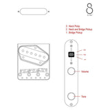 Sire T7N/BK elektrische gitaar – T-Style, North American Alder, Black, stainless frets, locking tuners