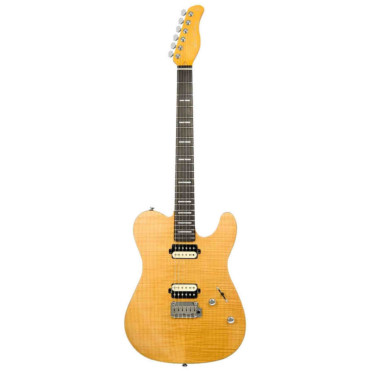 Sire T7N FM/NT elektrische gitaar – T-Style, Flamed North American Alder, Natural Satin, LC Super-Modern pickups, stainless frets, locking tuners