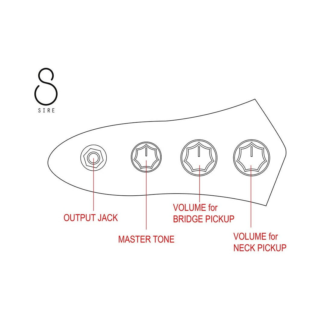 Sire V5 A5/TP Marcus Miller 5-snarige Basgitaar Tide Pool