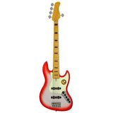 Sire V7+ A5/RDS Marcus Miller 2nd Gen 5-snarige Red Sparkle basgitaar