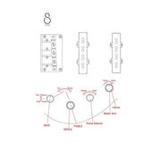 Sire V6 4/3TS Marcus Miller actieve 4-snarige basgitaar 3-Tone Sunburst