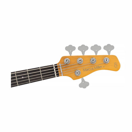 Sire V6 5/CAR Marcus Miller actieve 5-snarige basgitaar Candy Apple Red
