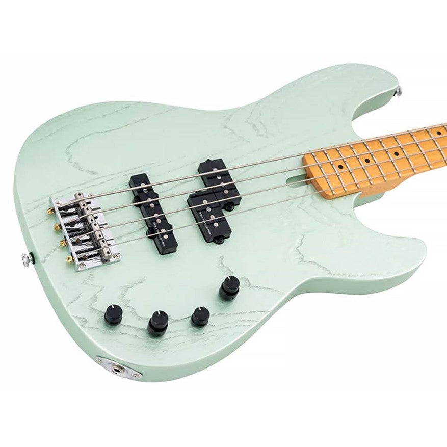 Sire P6 4/SGM Marcus Miller 4-snarige actieve basgitaar Surf Green Metallic