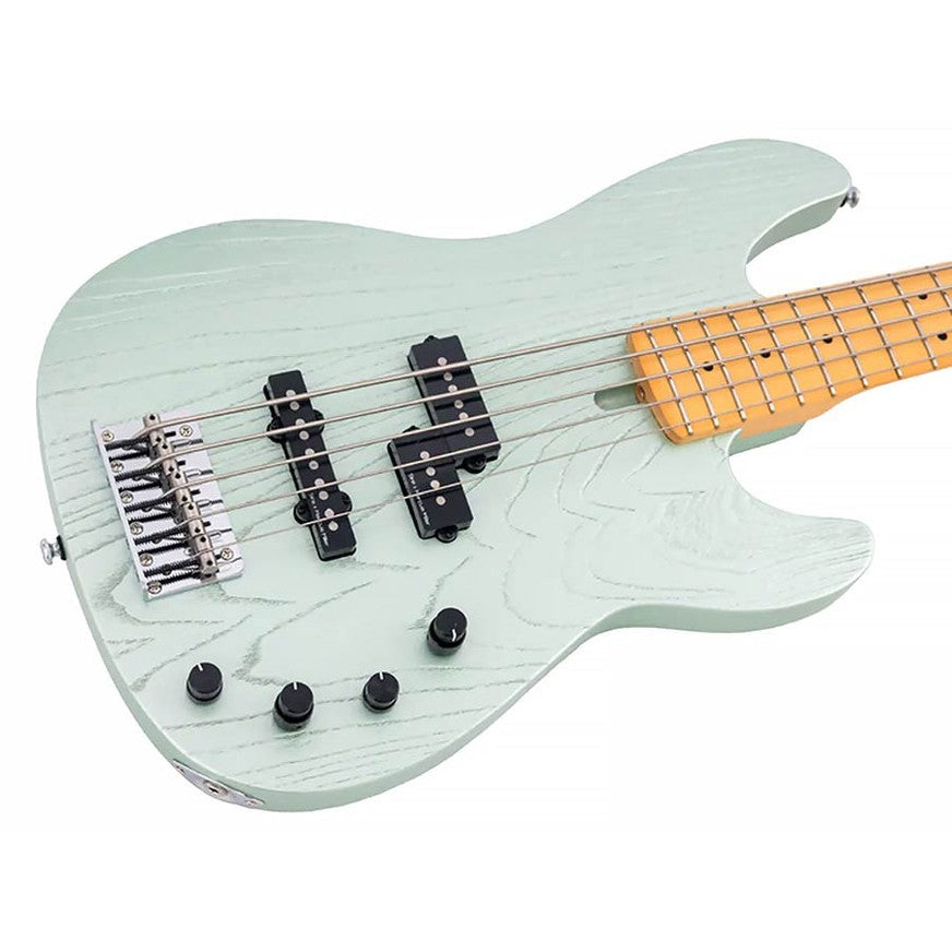 Sire P6 5/SGM Marcus Miller 5-snarige actieve basgitaar Surf Green Metallic