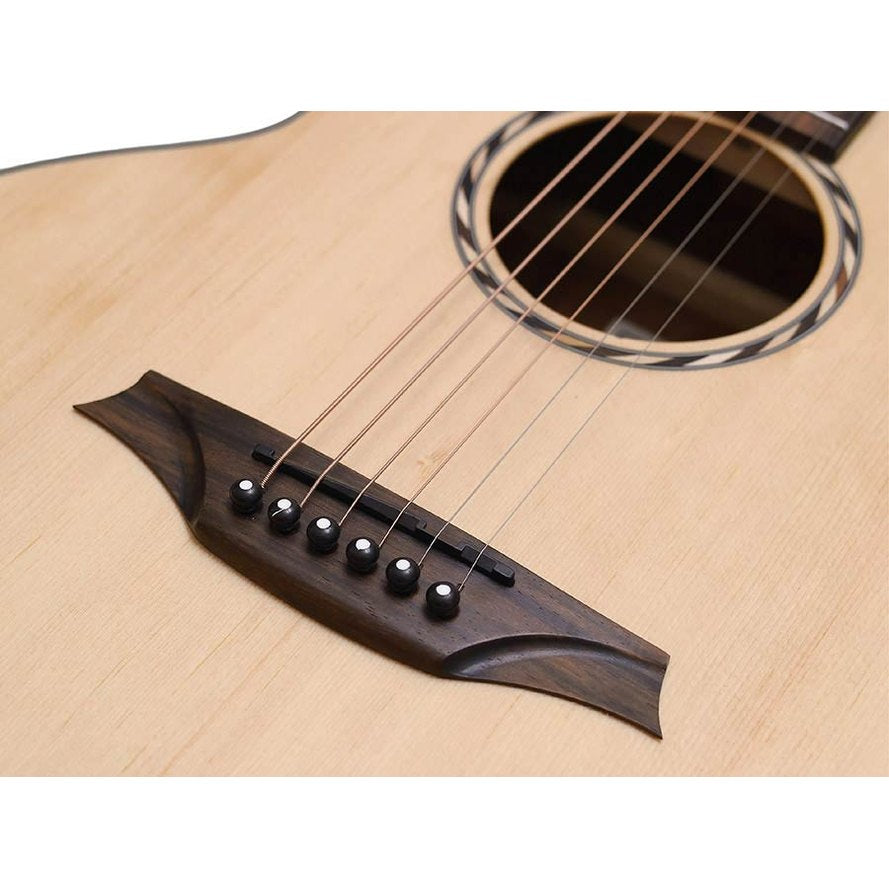 Bromo BAA8S Appalachian Series Mini Jumbo naturel akoestische western gitaar