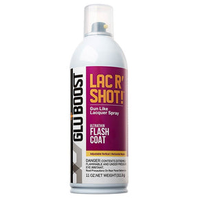 Gluboost GBLACRSHOTCL Lac R’ Shot! Flashcoat Hoogglanslak – 400 ml Spuitbus