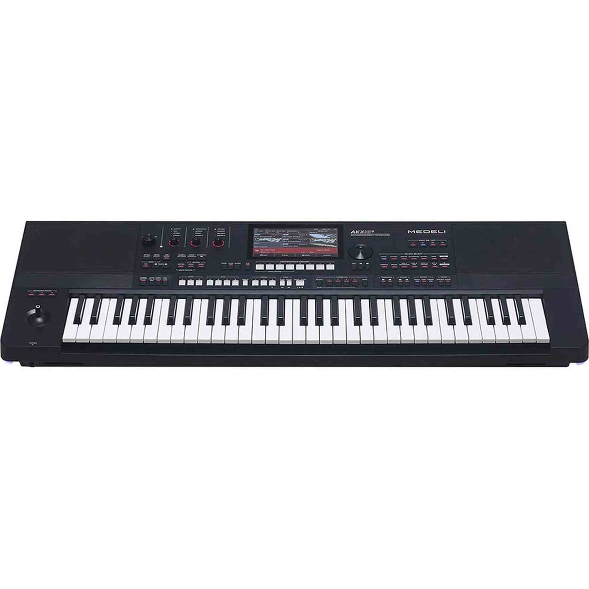 Medeli AKX10S Set – Workstation keyboard met 61 toetsen, 7” touchscreen, 4-way speakers, pedaal, standaard en kruk