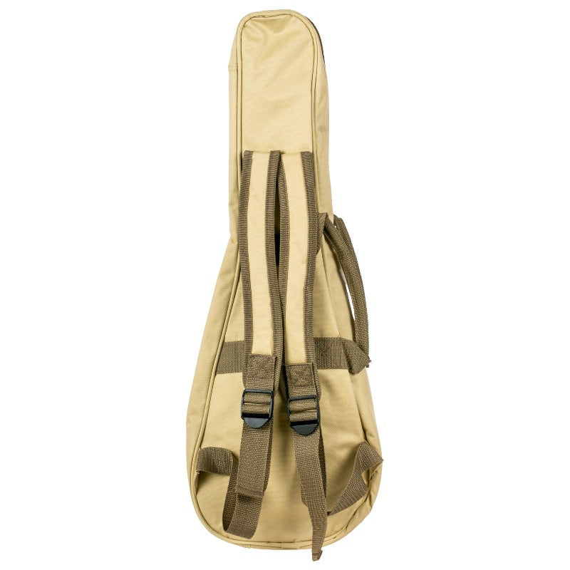 Flight UBC Concert Ukulele Gigbag 3mm Padded Beige met Accessoirevak en Schouderband