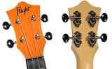 Flight TUS-35 OR Soprano Ukulele Oranje met Linden Top, ABS Body en Aquila Snaren