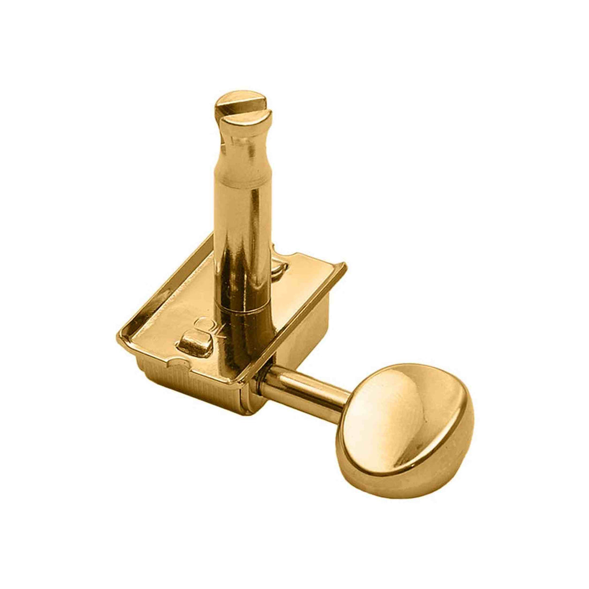 Kluson M6NLG Stemmechanieken voor gitaar "No Line", 6x links met ovale knoppen, goud