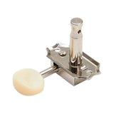 Kluson M33JP Stemmechanieken voor gitaar "Double Line", 3x links + 3x rechts met cream ovale knoppen, nikkel