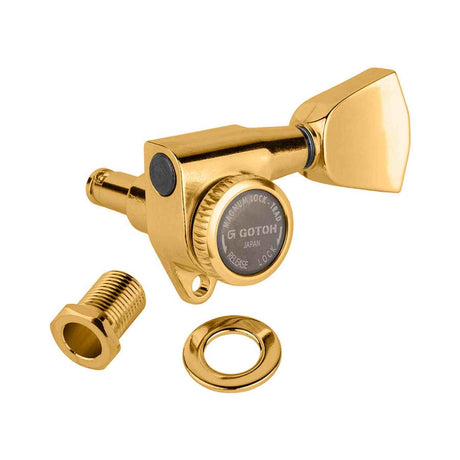 Gotoh GTH13457 SG301 stemmechanieken met Magnum Lock Trad and 04 knoppen, 3L3R, goud