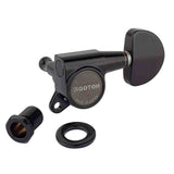 Gotoh GTH13874 SG381 stemmechanieken met B20 knoppen, 3L3R, cosmo zwart