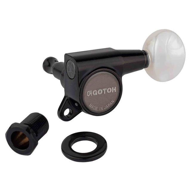 Gotoh GTH13991 SG381 stemmechanieken met Magnum Lock and 05PW knoppen, 6L, zwart