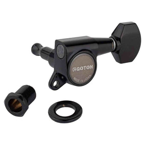 Gotoh GTH13998 SG381 stemmechanieken met Magnum Lock and 07 knoppen, 6L, zwart
