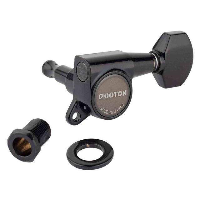 Gotoh GTH14001 SG381 stemmechanieken met Magnum Lock and 07 knoppen, 6L, cosmo zwart