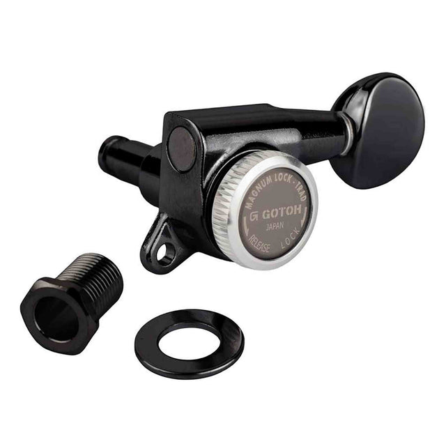 Gotoh GTH14063 SG381 stemmechanieken (posts 3xS 2xL 1xXL) met Magnum Lock Trad and 05 knoppen, 6L, zwart