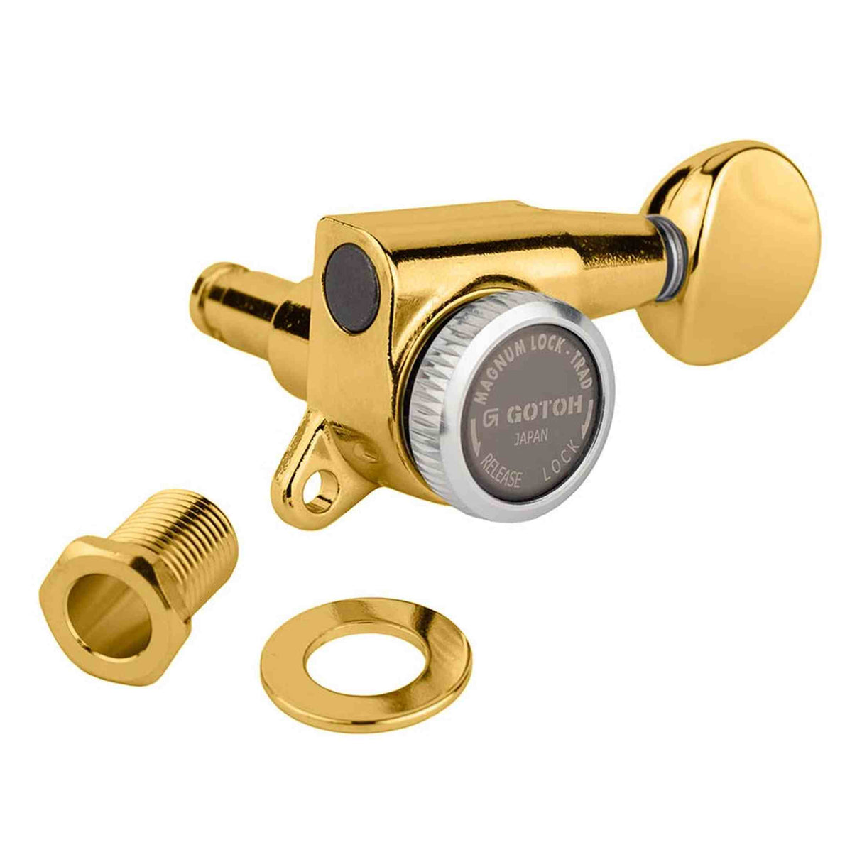 Gotoh GTH14074 SG381 stemmechanieken (posts 3xS 2xL 1xXL) met Magnum Lock Trad and 05 knoppen, 6L, goud