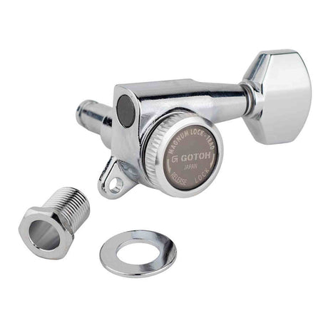 Gotoh GTH14083 SG381 stemmechanieken met Magnum Lock Trad and 07 knoppen, 4L2R, chroom