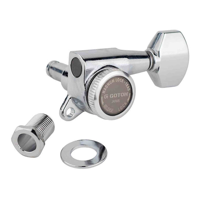 Gotoh GTH14088 SG381 stemmechanieken (posts 3xL 3xXL) met Magnum Lock Trad and 07 knoppen, 6L, chroom