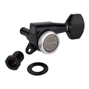 Gotoh GTH14091 SG381 stemmechanieken (posts 6xXL) met Magnum Lock Trad and 07 knoppen, 3L3R, zwart