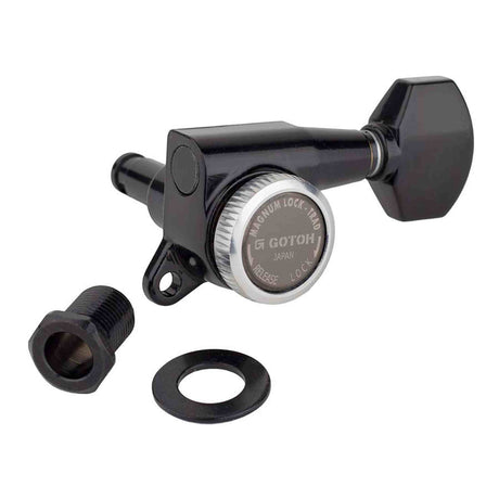 Gotoh GTH14103 SG381 stemmechanieken met Magnum Lock Trad and 07 knoppen, 3L3R, cosmo zwart