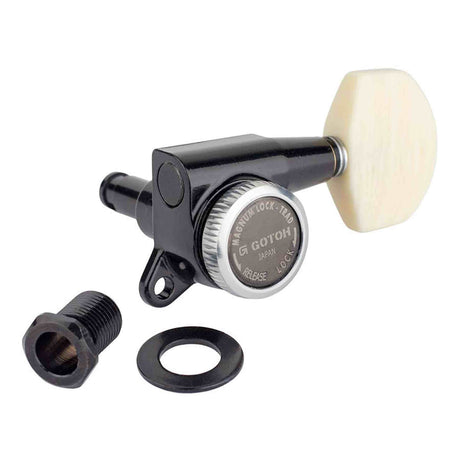 Gotoh GTH14157 SG381 stemmechanieken met Magnum Lock Trad and M01 knoppen, 3L3R, cosmo zwart