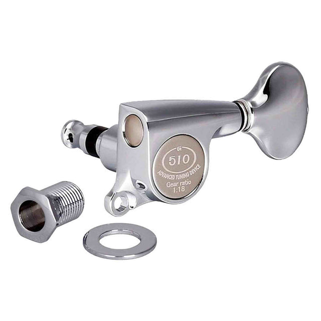 Gotoh GTH14936 SGS510Z stemmechanieken met S5 knoppen, 3L3R, chroom