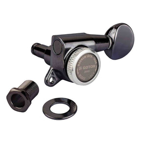 Gotoh GTH15344 SG381 stemmechanieken (posts 3xL 3xXL) met Magnum Lock Trad and 05 knoppen, 6R, cosmo zwart