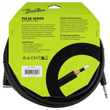 Boston GCP-90A Pulse Series instrumentkabel jack–haakse jack 9 meter