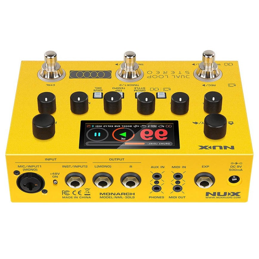 NUX NMA-3DLS Dual Loop Stereo Looper Voetschakelaar