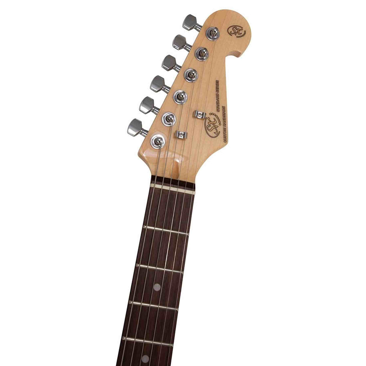 SX SE1HSS-SK-SGN ST elektrische gitaar set 4/4 HSS Surf Green met 10W versterker