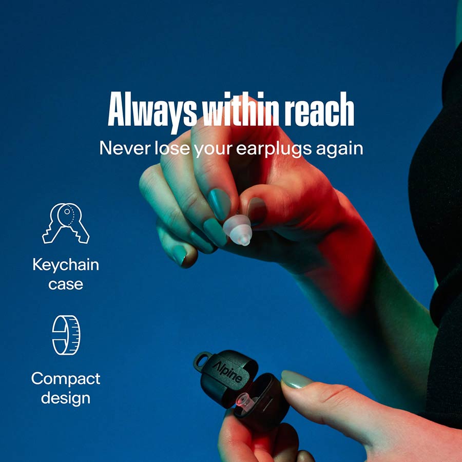 Alpine ALP-PP PartyPlug Oordoppen – Transparant, met Muziekfilter 3 Maten