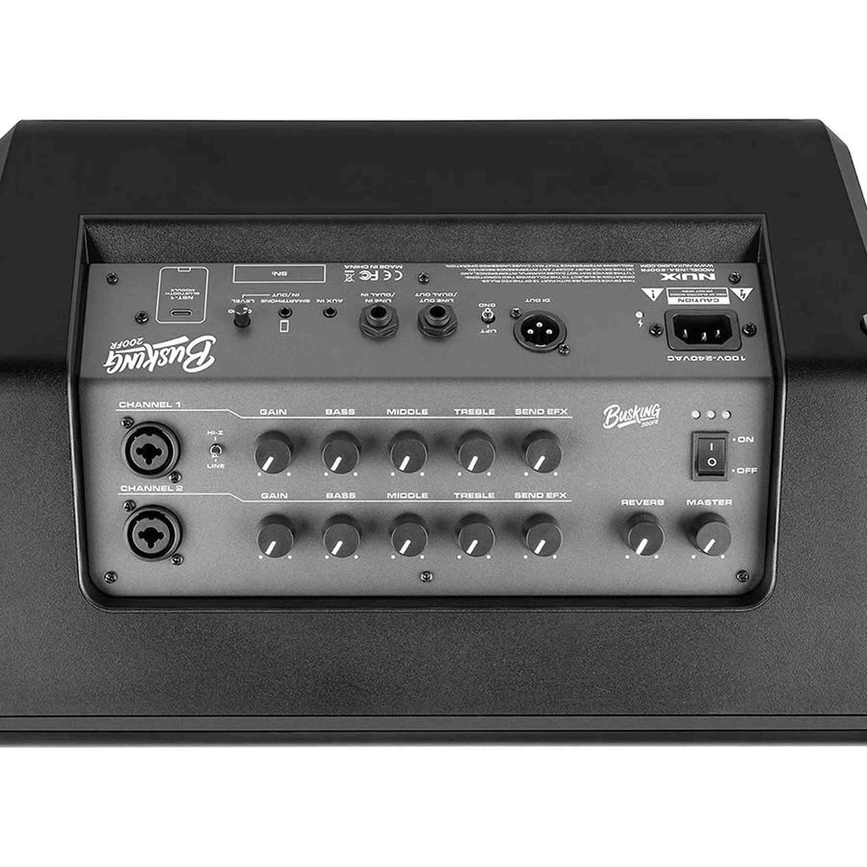 NUX NBA-200FR Accu Speaker met Trolleytas