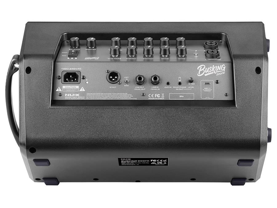 NUX NBA-200FR Busking 200FR Set van 2 - 276W PA set met accu